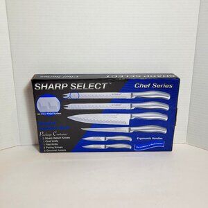 Sharp Select Chef Series Surgical Stainless Steel Knife Set New
